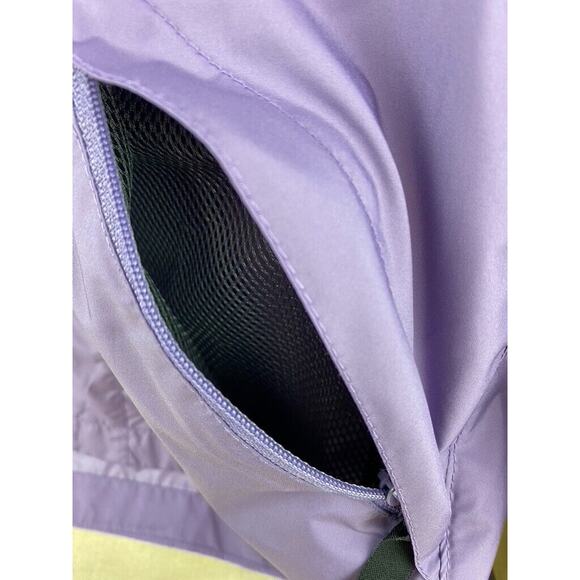 Woolrich Full Zip Hooded Windbreaker Jacket Lightweight Womens Purple Size Small - Picture 5 of 9